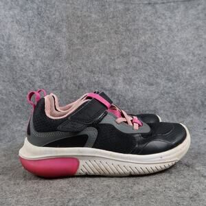 All In Motion Shoes Kids Girls 13 Athletic Trainer Running Sneaker Easy On Black